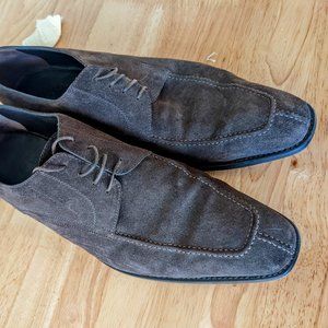 a.testoni BASIC Moccasin Stitch Leather Oxfords